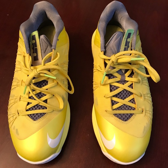 lebron 10 low sonic yellow